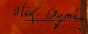 Signature Alix Aymé